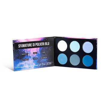 Palette Artista - Sfumature di polveri blu