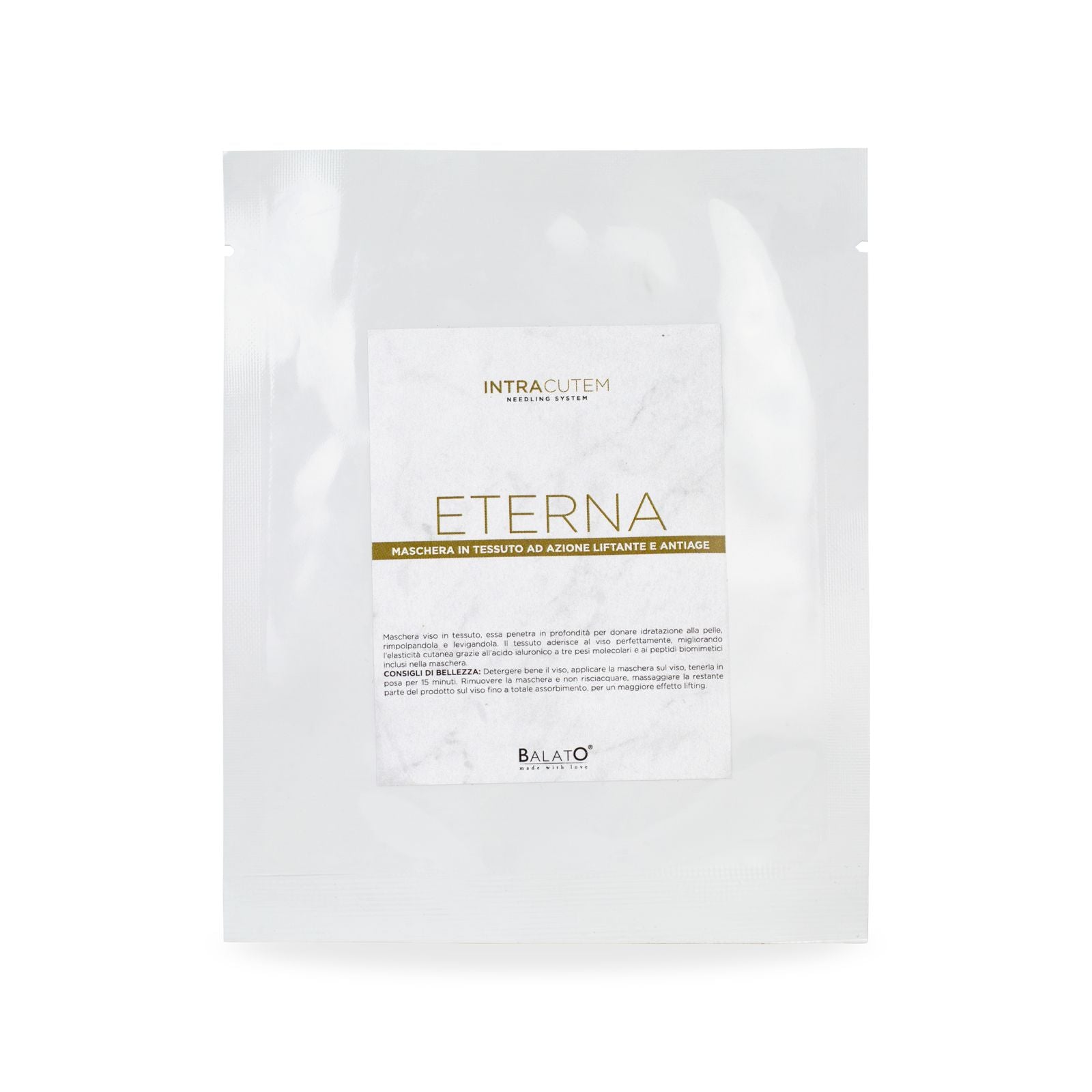 Eterna – Maschera viso in tessuto liftante e anti-age